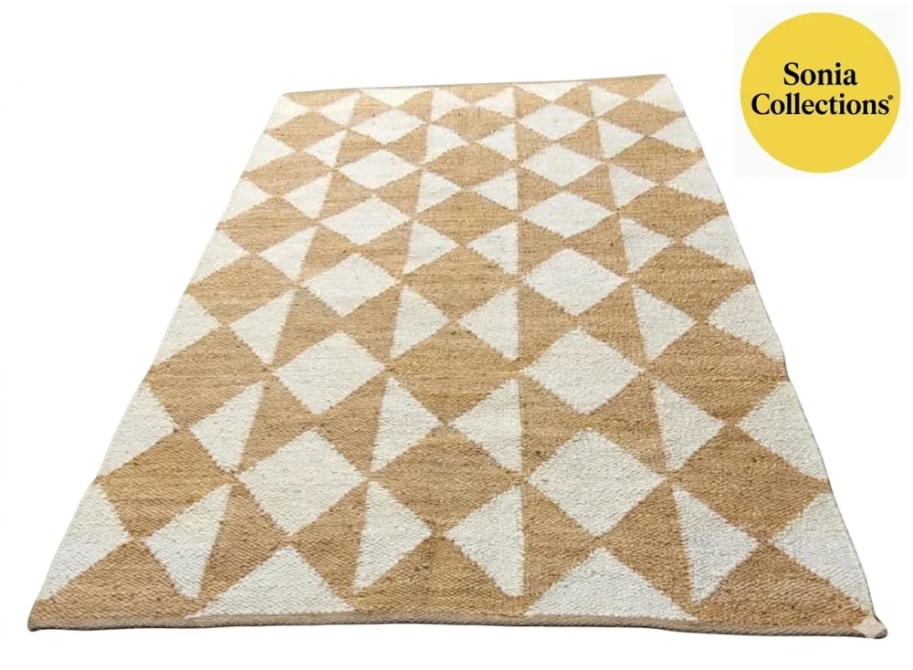 Handloom Jute Cotton Rug – Vibrant Multicolor | Sonia Collections™