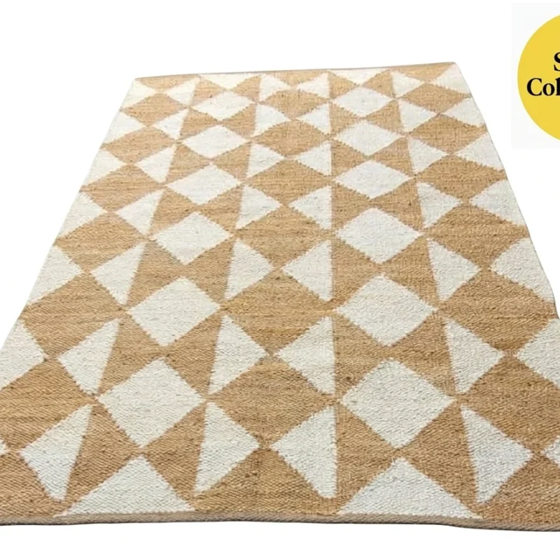 Handloom Jute Cotton Rug – Vibrant Multicolor Sonia Collections™ Handloom Jute Cotton Rug – Vibrant Multicolor | Sonia Collections™