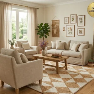 Handloom Jute Cotton Rug – Vibrant Multicolor | Sonia Collections™
