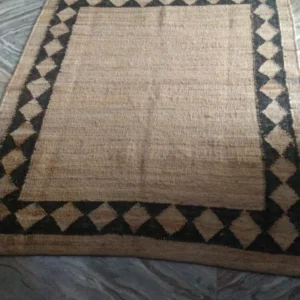 Handloom Jute Rug – Eco-Friendly Boho Farmhouse Area Rug (USA Shipping)