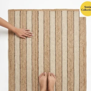 Handloom Jute Rug – Eco‑Friendly Boho Farmhouse Area Rug (USA Shipping)