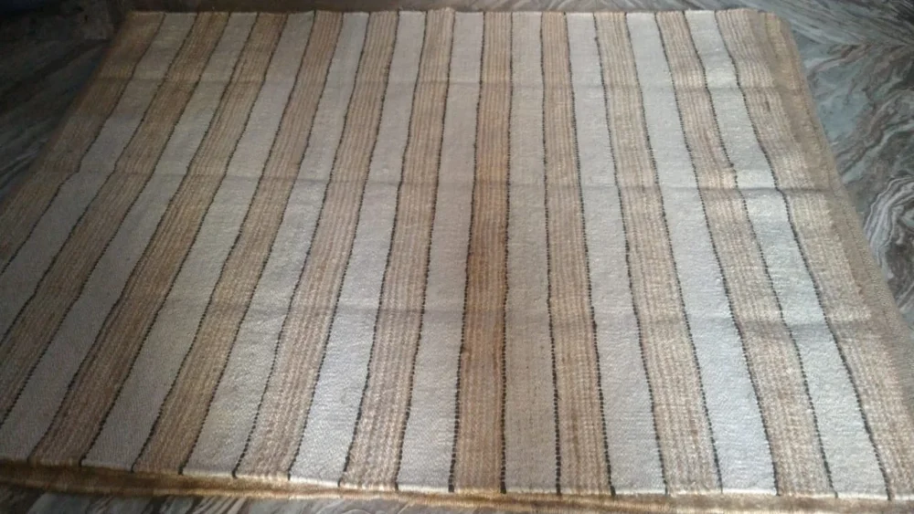 Handloom Jute Rug – Eco‑Friendly Boho Farmhouse Area Rug (USA Shipping)