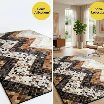 Handmade Leather Rugs – Premium Artisan Quality for USA Homes “Handmade Leather Rug from India – Sonia Collections™ | Modern Home Decor USA”