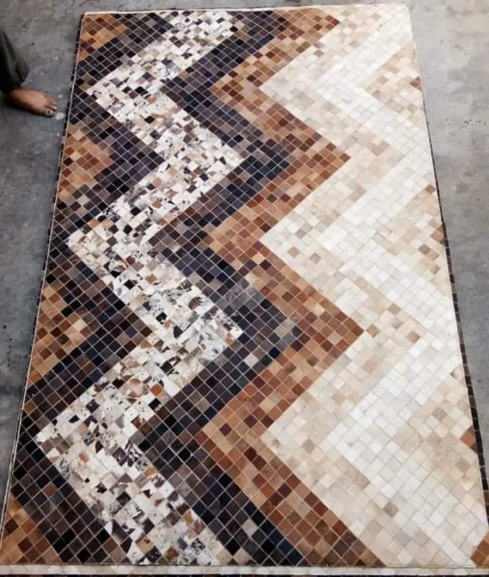 “Handmade Leather Rug from India – Sonia Collections™ | Modern Home Decor USA”