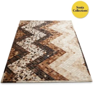 “Handmade Leather Rug from India – Sonia Collections™ | Modern Home Decor USA”