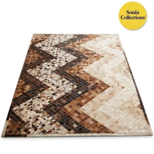 “Handmade Leather Rug from India – Sonia Collections™ | Modern Home Decor USA”