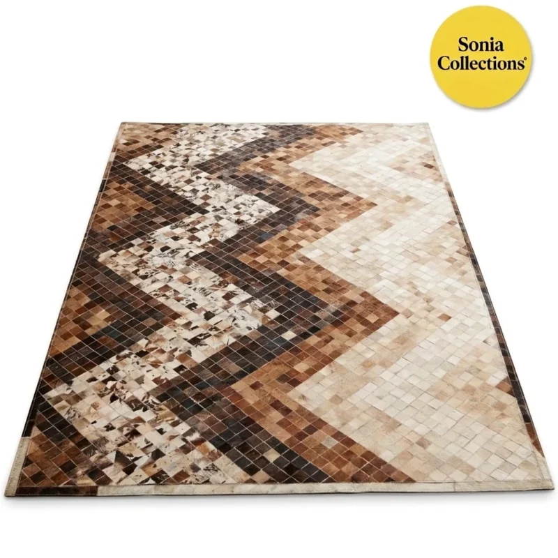 “Handmade Leather Rug from India – Sonia Collections™ | Modern Home Decor USA”