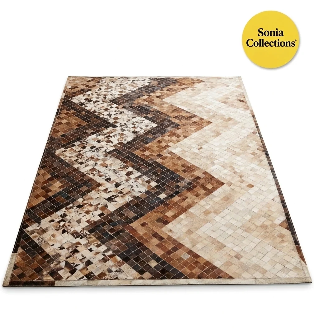 Handmade Leather Rugs – Premium Artisan Quality for USA Homes0 “Handmade Leather Rug from India – Sonia Collections™ | Modern Home Decor USA”