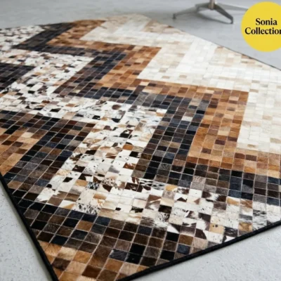 Handmade Leather Rugs – Premium Artisan Quality for USA Homes2 “Handmade Leather Rug from India – Sonia Collections™ | Modern Home Decor USA”