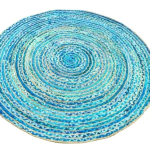 Handmade Multicolor Jute Rug – Eco‑Friendly Export Quality | Sonia Collections™ USA