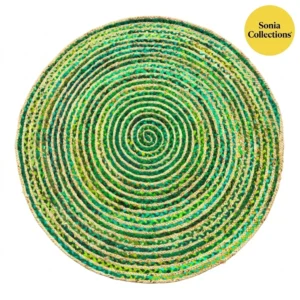 Handmade Multicolor Jute Rug – Eco‑Friendly & Export Ready | Sonia Collections™