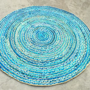 Handmade Multicolor Jute Rug – Eco‑Friendly Export Quality | Sonia Collections™ USA