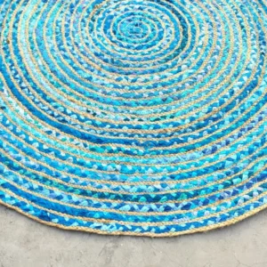 Handmade Multicolor Jute Rug – Eco‑Friendly Export Quality | Sonia Collections™ USA
