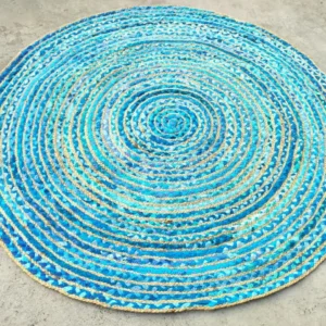Handmade Multicolor Jute Rug – Eco‑Friendly Export Quality | Sonia Collections™ USA