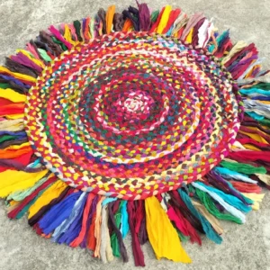 Handmade Cotton Chindi Rug – Reversible, Colorful & Eco-Friendly | Sonia Collections™