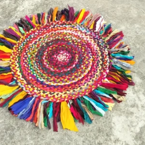 Handmade Cotton Chindi Rug – Reversible, Colorful & Eco-Friendly | Sonia Collections™