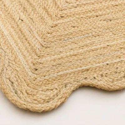 Boho Farmhouse Braided Eco-Friendly Floor Carpet