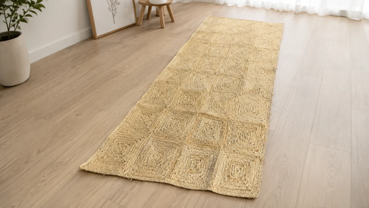 Handmade Natural Jute Area Rug