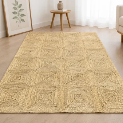 Handmade Natural Jute Area Rug