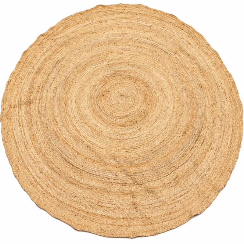 c3a80792-5ee5-4cde-96da-4a1efe521237 Natural Round Jute Rug | Handmade Large Boho Area Rug